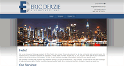 Desktop Screenshot of ericderzie.com